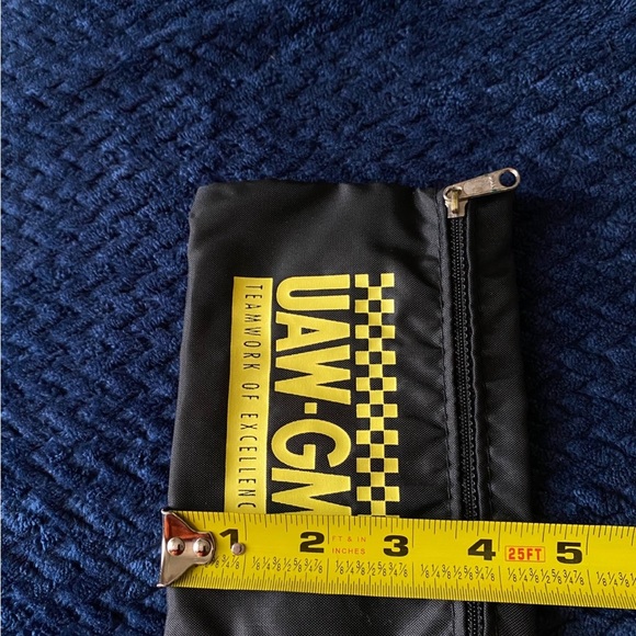Vintage United Auto Workers General Motors Coin Purse UAW GM Zip Pouch - Picture 4 of 7